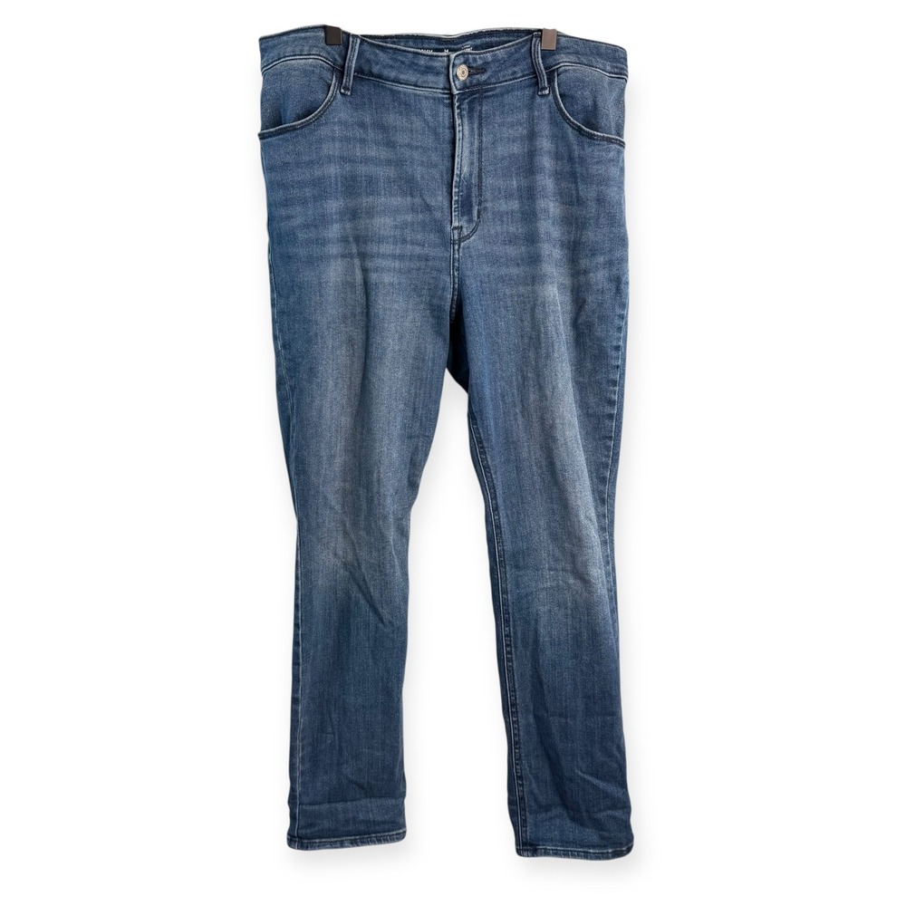 Old Navy High Rise Straight Blue Jeans Size 14 Short